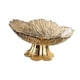 thumbnail image 4 of Frutero con pedestal de gran capacidad, elegante cesta de frutas de PET para mesa decorativa. Oro transparente, 4 of 8