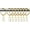 Gold, variant on 1.5 in Metal Drapery Curtain Rings with Pin Hooks for Window Door Shower (Set of 40)