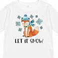 thumbnail image 4 of Inktastic Let It Snow Cute Orange Fox in Hat and Scarf Boys or Girls Long Sleeve Toddler T-Shirt, 4 of 5
