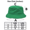 thumbnail image 4 of Glory Max Summer Beach Bucket Hat 100% Cotton Sun Visor Fishing Packable Cap Green, 4 of 5