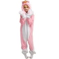 thumbnail image 5 of Women Cartoon Princess Onesie Pajama Cat Pink Jumpsuit Adult Homewear Kigurumi Hooded Loungewear, 5 of 5