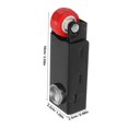 thumbnail image 2 of SHOWERORO Roue Inférieure de Porte Coulissante Robuste pour la Maison avec Roulette Noire à Forte Capacité de Charge, 2 of 8