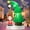 Penguin & Santa Claus, variant on Yexmas 6FT Christmas Tree Inflatables Outdoor Decorations with Santa Claus & Snowman,Christmas Blow Up with LED Lights,Inflatable Christmas Yard Decorations