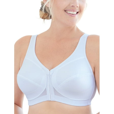 

Glamorise Full Figure Plus Size MagicLift Front-Closure Posture Back Bra Wirefree #1265