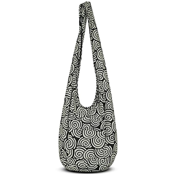 Tu acogedor bolso bandolera Boho bolso de algodón hecho a mano para unisex