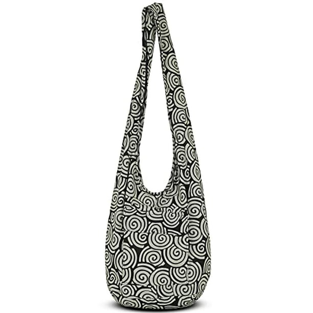 Tu acogedor bolso bandolera Boho bolso de algodón hecho a mano para unisex