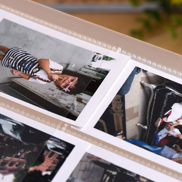 WRITWAA Álbum Transparente Para Fotos Instantáneas Con 288 Bolsillos Para Tickets Y Tarjetas Personales