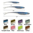 thumbnail image 6 of Dr.Fish 5pcs Fishing Soft Lures Plastic Fork Tail Bait Tackle 4'' Pink Swimbait Soft Plastic Minnow Baits for Bass Crappie, 6 of 7