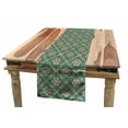 thumbnail image 1 of Mandala Table Runner, Spring Seasonal Mosaic Vertical Floral Far Eastern, Dining Room Kitchen Rectangular Runner, 3 Sizes, by Ambesonne, 1 of 2