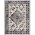 thumbnail image 4 of Hauteloom Tigris Collection Patara Multicolor Geometric Pattern Transitional Hallway, Entryway, Kitchen Runner Rug - Traditional Anatolian Pattern - Off White, Gray, Orange, Red, Yellow - 2'7" x 10', 4 of 7