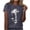 Dark Gray, variant on Staron Women's Plus Size Animal Print T-Shirt Casual Short Sleeve Round Neck Blouse Top Vacation Beach Travel Loose Fit Basic Tee, Green 3XL