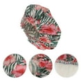 thumbnail image 3 of Unique Bargains 1 Pc Durable Shower Cap for Business Travel Assorted Color Waterproof Polyester PEVA, 3 of 6