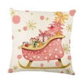 thumbnail image 4 of Funda de almohada navideña, funda de almohada, decoración navideña, cómoda almohada para sofá. Caja de regalo de trineo, 4 of 9