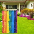 thumbnail image 3 of Wukai Rainbow Colored Print Garden Flag 12.5x18 Inch Double Sided Sun-resistant Rain-resistant, Wrinkle-resistant Colorfast(Only Flag), 3 of 7
