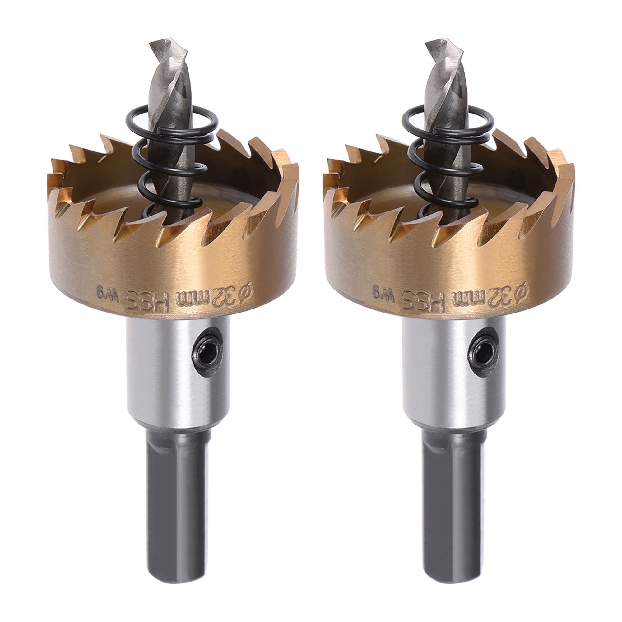 2 Pcs 32mm HSS Drill Bit Hole Saw High Speed Steel Metal Alloy