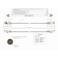 thumbnail image 6 of Cable Leader 6ft Cat6 UTP Ethernet Network Patch Cable Snagless 24AWG Bare Copper, White, 6 of 6