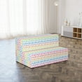 thumbnail image 4 of Abstract Foldable Mattress, Polka Dots in Pastel Tones, 74.8" x 39.4", Multicolor, by Ambesonne, 4 of 6