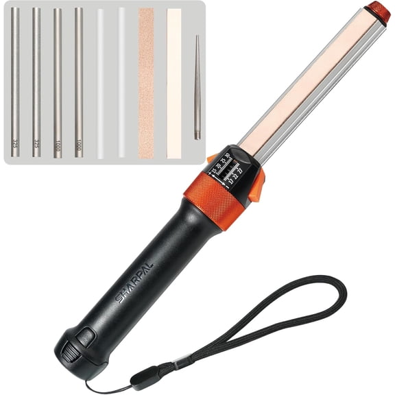 210N TRANSFOROD 11-In-1 Adjustable Angle Knife ener with Monocrystalline Diamond & Ceramic Rods, Tapered Rod & Leather Strops, Portable ening Tool for Hunting & Outdoors