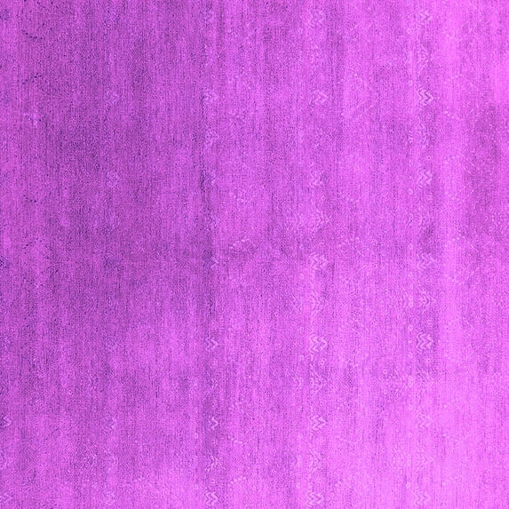 Ahgly Company Indoor Square Oriental Pink Industrial Area Rugs, 3' Square