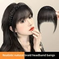 thumbnail image 3 of ZOUBAOQ Extension de Cheveux Synthétique Frange Fausse Naturelle Clip sur Cheveux pour Femmes Invisible, 3 of 8