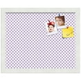 thumbnail image 2 of PinPix 15x12 Custom Cork Bulletin Board Light Purple Dots Poster Board Has a Fabric Style Canvas Finish, Framed in Light Purple Dots, by ArtToFrames (PinPix-503), 2 of 6