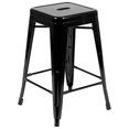 thumbnail image 3 of Heavenly Collection Black Metal Counter Stool, 3 of 7