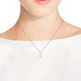 thumbnail image 4 of Classic Wishing Star Charm Sterling Silver Pendant Necklace, 4 of 5