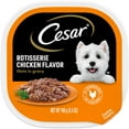 thumbnail image 3 of (8 pack) Cesar Fillets In Gravy Rotisserie Chicken Wet Dog Food, 3.5 Oz Tray, 3 of 15
