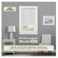 thumbnail image 2 of Cordless Light Filtering Mini Blind - 45 Inch Width, Inch Length, 1" Slat Size - Pearl White - Cordless GII Morningstar Horizontal Windows Blinds for Interior by Achim Home Decor, 2 of 6