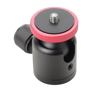 Nishore Ball Head,Rotatable With 3/8 Inch Ball Head Camera Mount Alloy 1/4 Inch Screw Camera Qisuo Buzhi