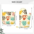 thumbnail image 4 of Disketp Vintage Cup Oven Mitts And Potholders Bbq Gloves-Oven Mitts And Pot Holders With Recycled Infill Silicone Non-Slip Cooking Gloves For Cooking Baking Grilling, 4 of 9