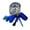 Blue, variant on AJ Tack 8 Piece Kids Horse Grooming Kit Blue