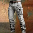 thumbnail image 5 of Men's Travel Pants with Zipper Pockets Fashion Water Resistant Joggers Pants Running Sweatpants for Men Lounge Workout, 5 of 6