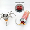 thumbnail image 3 of 1PCS Camping Stove Adapter Propane Adapter Lindal Valve Butane Canister Adapter Cylinder Gas Cartidge Converter, 3 of 8
