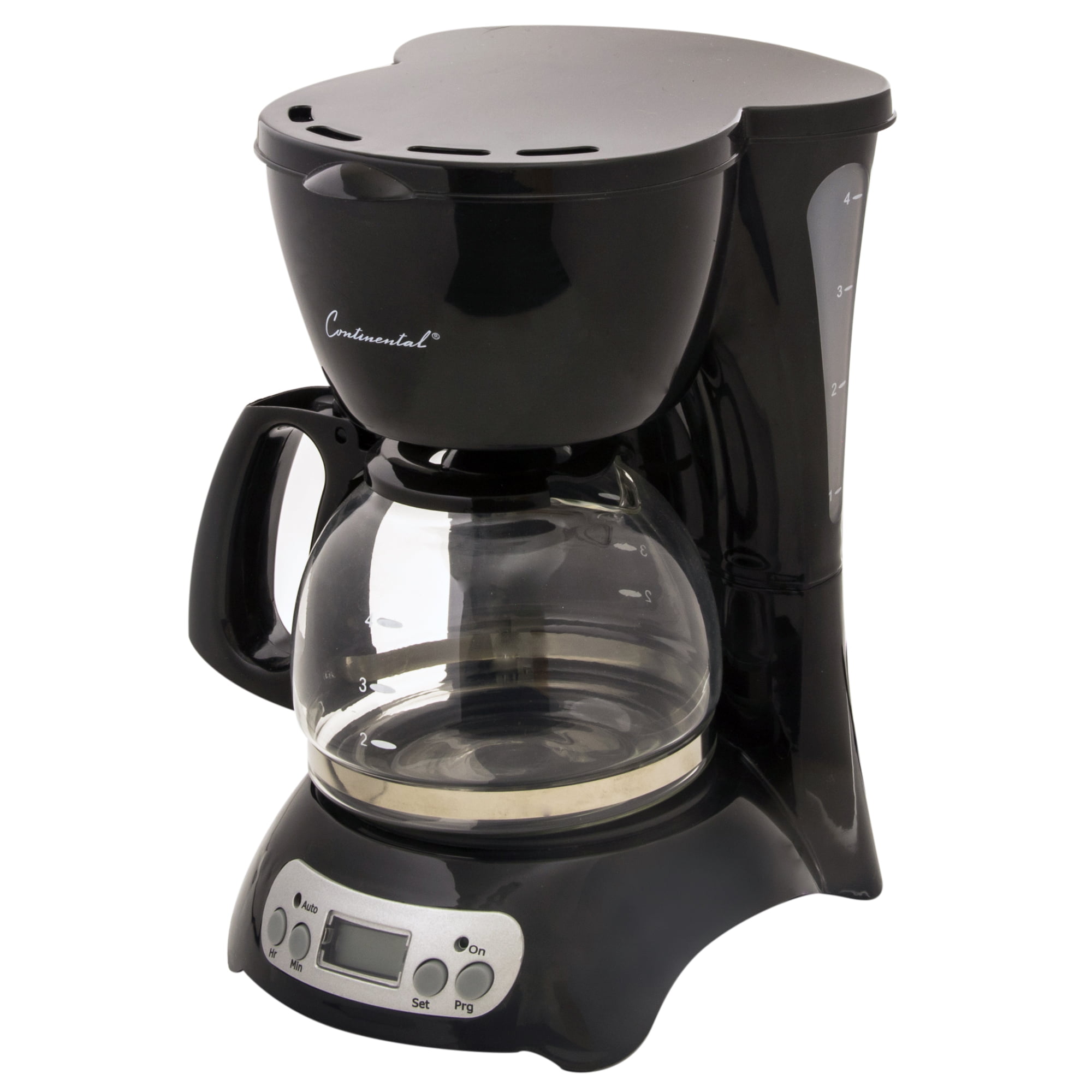 Coffee Maker, 4-Cup, Pause & Serve, White - Continental