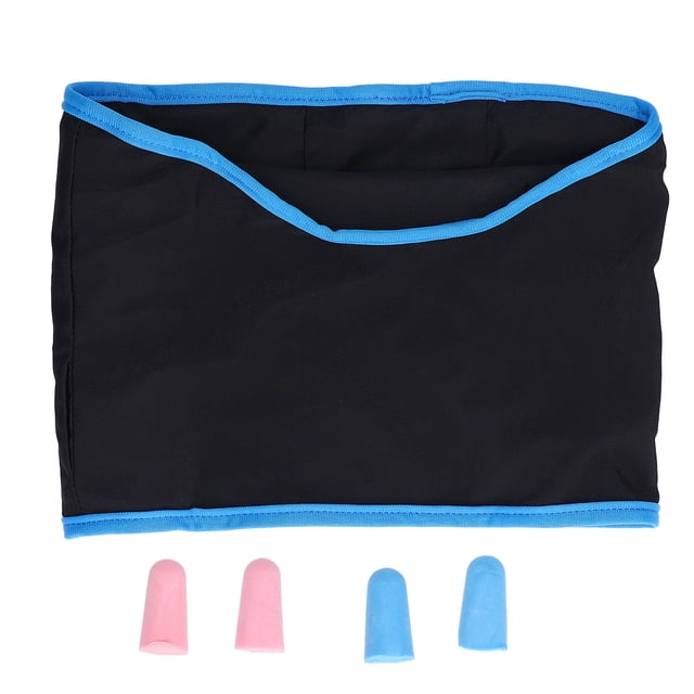 Máscara para dormir con buen sombreado, cómoda de usar, transpirable, suave, para la hora del almuerzo, ideal para la oficina y el hogar, azul.