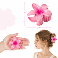 thumbnail image 2 of Vigorpace 6 Pcs Flower Hair Clips for Women Girls, Hawaiian Flower Hair Clips, Cute Tropical Summer Beach Hair Accessories, 2 of 6