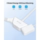 thumbnail image 5 of Trond Cable De Extensión Corto Hacia La Derecha De 1.5 Pies  Regleta De Enchufe Plano De 3 Clavijas, 3 Salidas Laterales Con Conexión A Tierra, Cable De Calibre 16/3 De 13 Amperios Para Interiores, H, 5 of 6