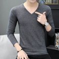 thumbnail image 3 of Polos ajustados y ajustados, sudaderas coreanas de lujo, ropa estética de diseñador para hombre, camisetas de algodón regular, talla S y XL para hombre, 3 of 5
