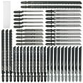 thumbnail image 2 of 45pcs Universal Jig Saw Blade Set HCS High Carbon Steel Assorted Blades Fast Cut Down Jig Saw Knife Wood Plastic Metal Jig Saw Cutter Accessories Kit Compatible with BOSCH Makita Black & Decker SKIL, 2 of 8