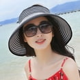 thumbnail image 6 of Skymirror Portable Summer Women Anti-UV Foldable Sun Visor Cap Wide Brim Outdoor Sport Hat, 6 of 8