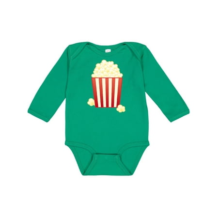 

Inktastic Popcorn Movie Treat Gift Baby Boy or Baby Girl Long Sleeve Bodysuit