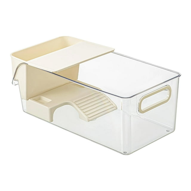 Almencla Turtle Tank Aquarium Tortoise Enclosure Starter Open Top Easy Access Breeding Basking Ramp Sturdy Reptile Habitat Accessories L