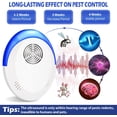 thumbnail image 3 of Meuvax Electronic Pest Repeller 2 Pack, Ultrasonic Rodent Mouse Repellent Plug in for House Kitchen Garage Warehouse, 3 of 7