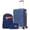 Blue, variant on CONCEPTEN 3-Piece Luggage Set, 20" Carry on Suitcase with Spinner Wheels, Lightweight ABS Hardshell Travel Luggage with TSA Lock, USB Backpack & Toiletry Bag,White