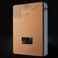 thumbnail image 3 of Miumaeov 110V 6500W Electric Tankless Instant Water Set with LCD Display Heater Over-Temperature Protection for Bathroom Kitchen Wall or Floor Mounted Gold, 3 of 14
