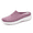 Purple, variant on CHICVOMEY Women’s Slip-on Loafers Easy On Off Breathable Knit Flats for Women Lightweight Soft Sole Non-Slip Casual Shoes for Errands Travel Home