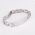 thumbnail image 2 of Brazalete de acero de para mujer con cruz de s Escrituras, cadena de brazalete con abalorio de oración Zulema pulsera de los hombres \ 's, 2 of 8