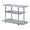 Gray, variant on Pemberly Row Easy Assembly 32" 3 Tier TV Stand Entertainment Console in Gray