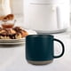 thumbnail image 3 of Taza de café de cerámica, taza de té para adultos y niños, taza de leche reutilizable de 350ml, taza de café para bebidas, café con leche, jugo, cocin Azul, 3 of 9